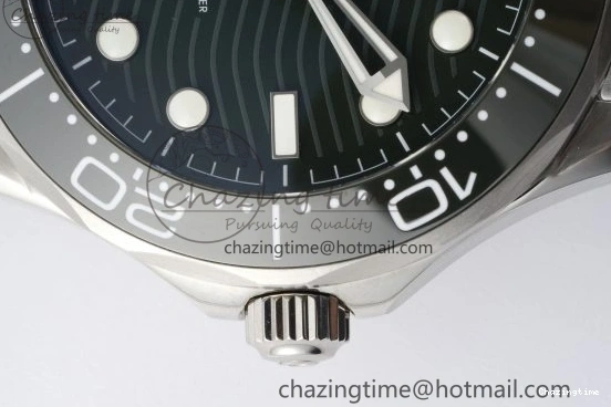 0110 Seamaster Diver 300M VSF 1:1 Best Edition Green Ceramic Green Dial on SS Bracelet A8800 V Popular 7824